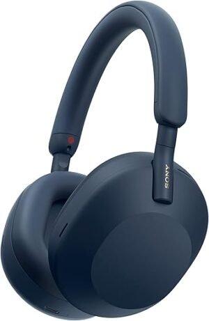 Sony WH-1000XM5 The Best Wireless Noise Canceling Headphones, Auto NC Optimizer, 30-Hour Battery, Alexa Voice Control, Midnight Blue