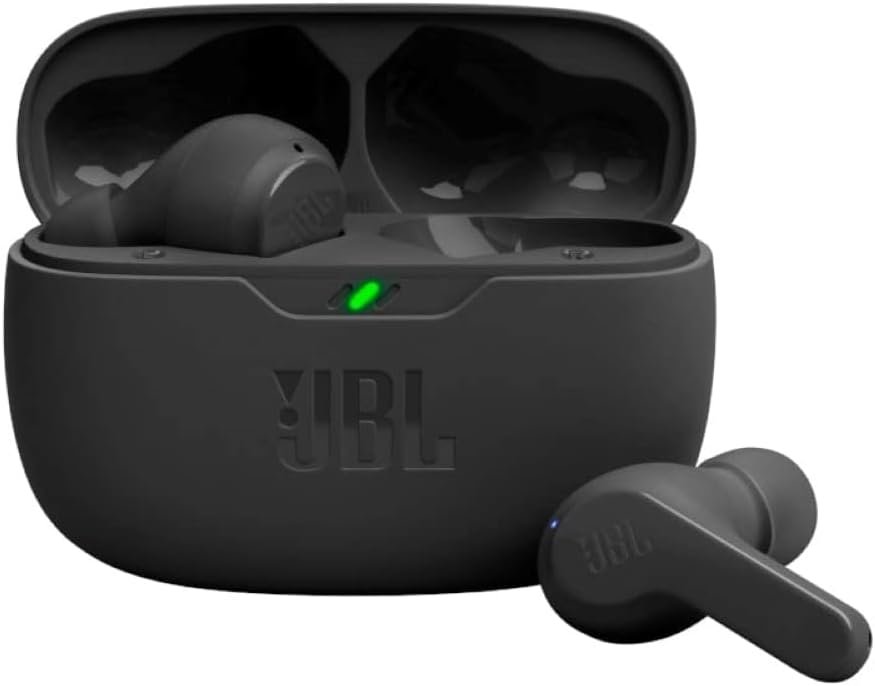 JBL Vibe Beam True Wireless Earbuds with Deep Bass & 32-Hour Battery Life