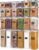 Vtopmart 24-Piece Airtight Food Storage Containers with Lids and Labels