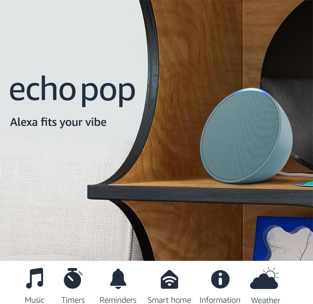 Amazon Echo Pop – Smallest Alexa Speaker