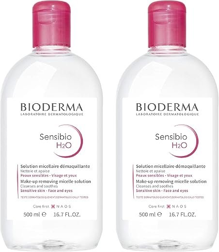 Bioderma Sensibio H2O Micellar Cleansing Water for Sensitive Skin, 16.9 oz