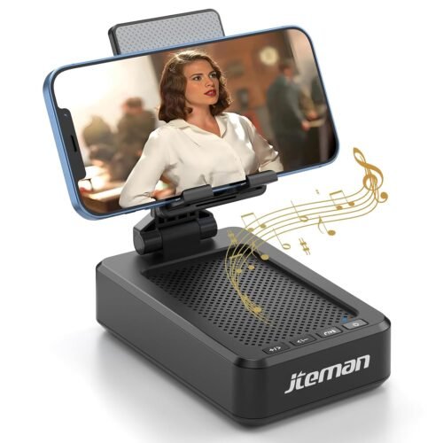 Bluetooth Speaker Phone Stand with Anti-Slip Base