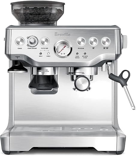 Breville Barista Express BES870XL Espresso Machine with Built-In Grinder