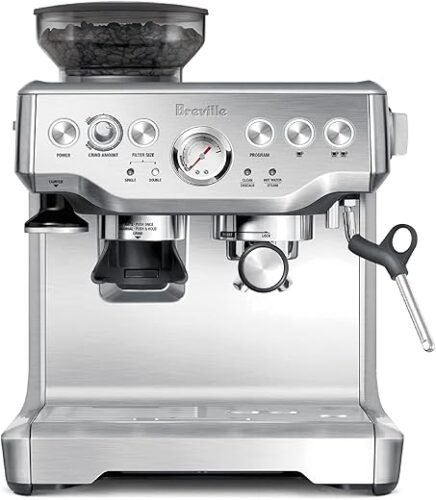 Breville Barista Express BES870XL Espresso Machine with Built-In Grinder