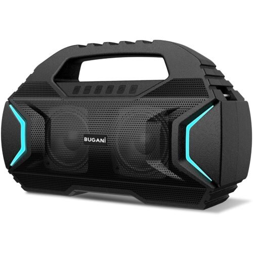 BUGANI Bluetooth Portable Speaker, 60W Stereo