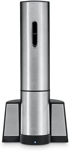 Cuisinart CWO-25 Electric Wine Opener in Stainless Steel with Rechargeable Base