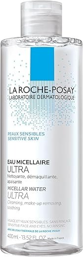 La Roche-Posay Micellar Cleansing Water for Sensitive Skin, 13.52 oz