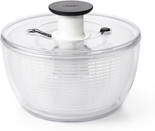 OXO Good Grips Large Salad Spinner 6.22 Qt. with Non-Slip Base