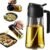 TrendPlain 16oz Glass Olive Oil Sprayer and Dispenser for Cooking and BBQ