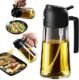 TrendPlain 16oz Glass Olive Oil Sprayer and Dispenser for Cooking and BBQ